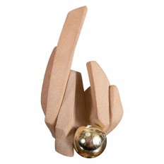 Abstract terracota sculpture